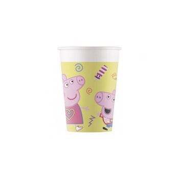 8 pahare Peppa Pig - 200 ml