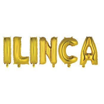 Baloane folie aurii nume ILINCA