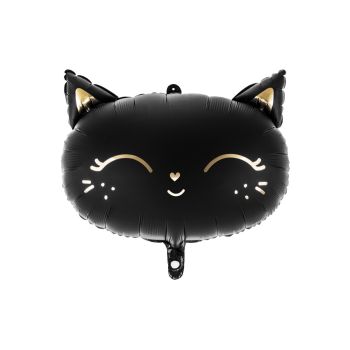 Balon pisică neagră - 48 x 36 cm