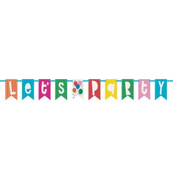 Banner party colorat - 1.82 m