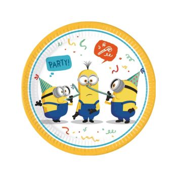 8 farfurii Minions - 23 cm