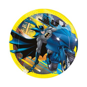 8 farfurii party Batman - 23 cm