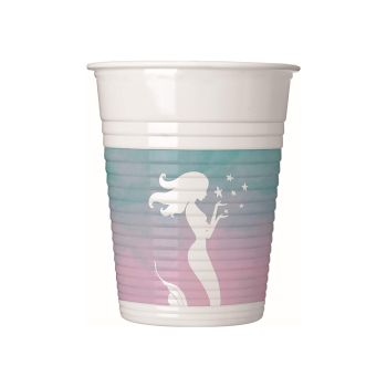 8 pahare sirena - 200 ml