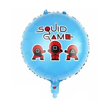 Balon bleu Squid Game - 43 cm