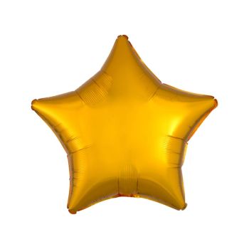 Balon stea auriu - 48 cm