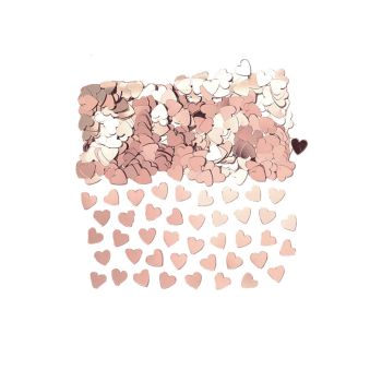 Confetti inimă roz gold - 14 g