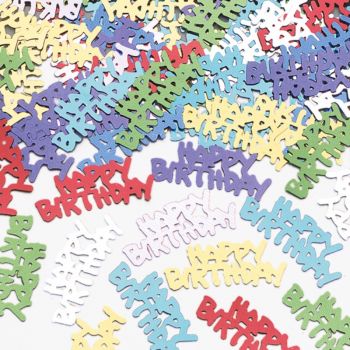 Confetti metalice Happy Birthday - 14 g