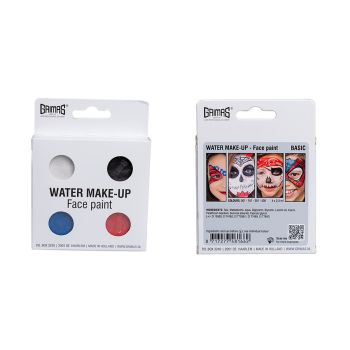 Set 4 vopsele BASIC Grimas - 2.5 ml