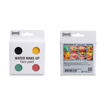 Set 4 vopsele FESTIVAL Grimas - 2.5 ml