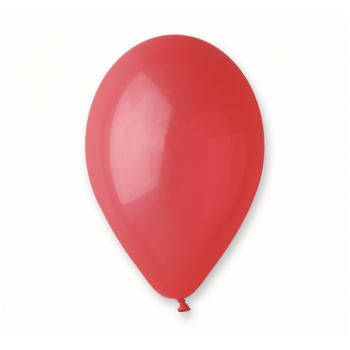 10 baloane rosii - 25 cm