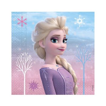 20 șervețele Frozen 2 Wind Spirit - 33 x 33 cm