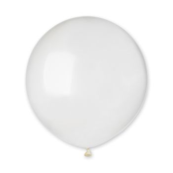 5 mini baloane jumbo transparente Gemar - 48 cm