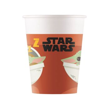 8 pahare Mandalorian Star Wars - 200 ml
