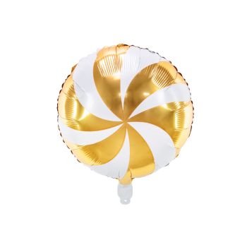 Balon acadea cu auriu - 43 cm