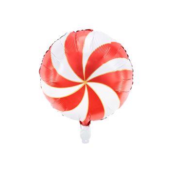 Balon acadea cu roșu - 43 cm