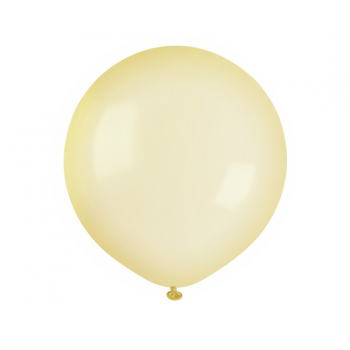 Mini balon jumbo galben transparent - 48 cm