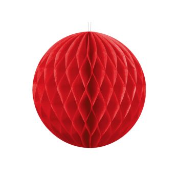 Mini decorațiune roșie glob- 10 cm