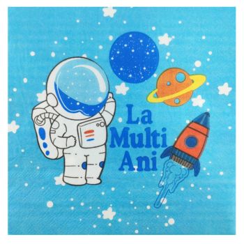 10 șervețele cu astronaut