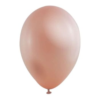 100 baloane roz gold metalic - 23 cm