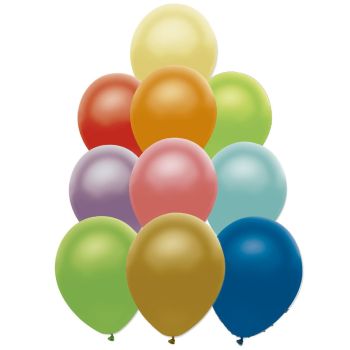 12 baloane culori asortate 22 cm