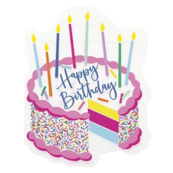 16 șervețele Happy Birthday