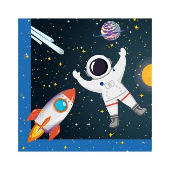 20 șervețele Rocket Space - 33x33 cm