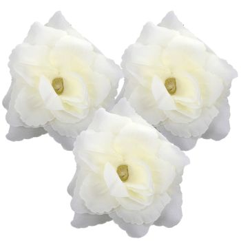 3 Trandafiri decorativi crem