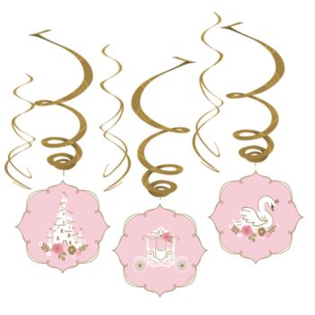 6 spirale decorative Princess for a day