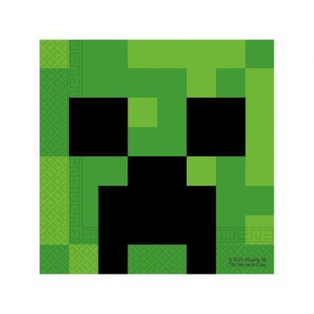20 șervețele Minecraft - 33 x 33 cm