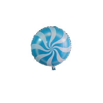 Balon acadea alb cu bleu 43 cm