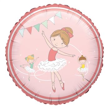 Balon folie micuța balerină - 42 cm