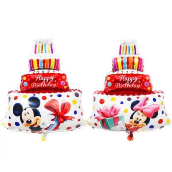 Balon folie Minnie și Mickey 39 cm