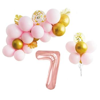 Balon decorativ cifra 7