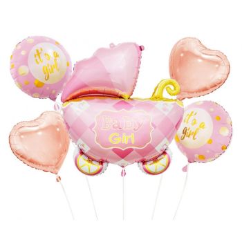 Buchet de baloane Baby Girl