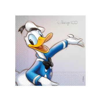 20 șervețele Disney 100 Donald - 33x33 cm