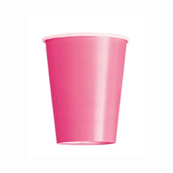 14 pahare roz închis - 255 ml