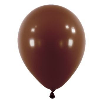 50 baloane maron Chocolate - 27 cm