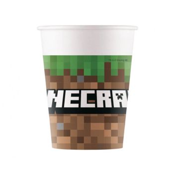 8 pahare Minecraft-200 ml