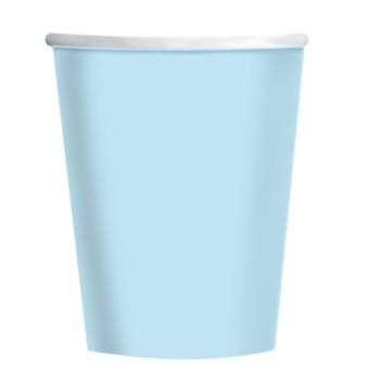 8 pahare bleu deschis - 237 ml
