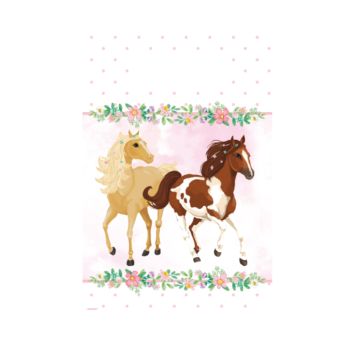 8 pungi din hârtie Beautiful Horses