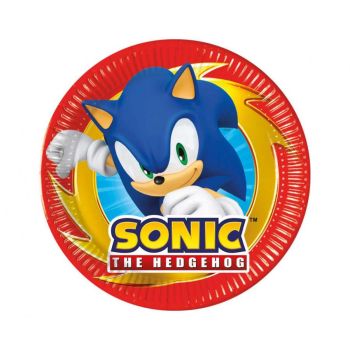 8 farfurii Sonic- 20 cm