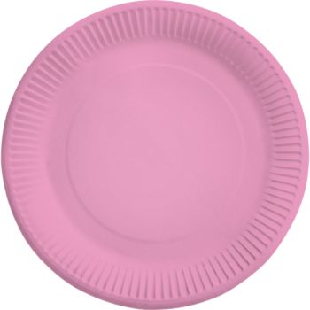 8 farfurii roz - 23 cm
