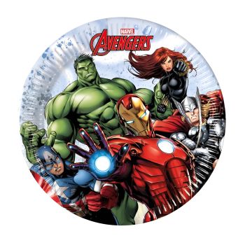 8 farfurii Avengers Infinity - 20 cm