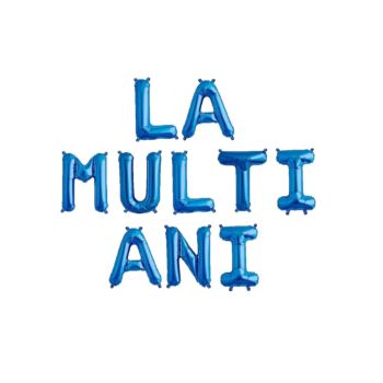 Baloane albastre LA MULTI ANI - 75 cm
