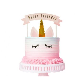 Decorațiune de tort cu Unicorn