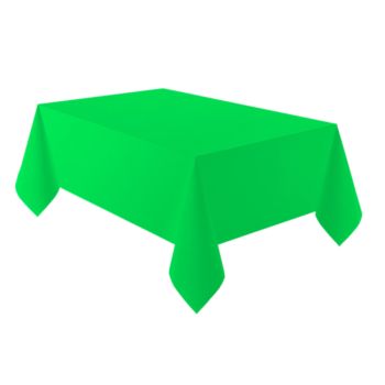 Față de masă din hârtie verde - 137x274cm