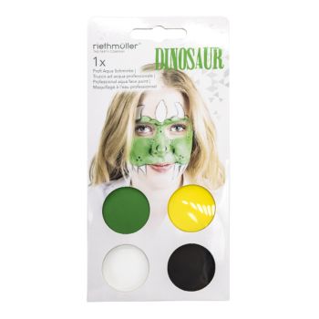 Paletă face paint 4 culori Dino