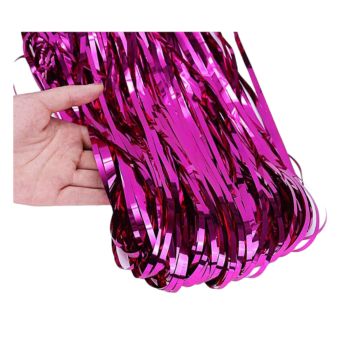 Perdea decorativă fuchsia