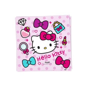20 șervețele Hello Kitty Fashion -33x33cm