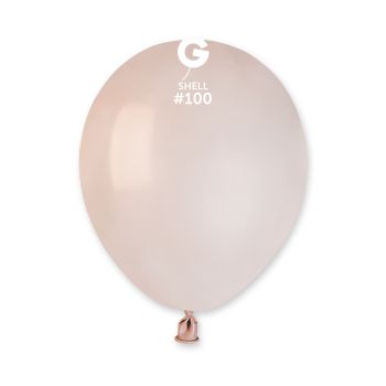 100 baloane roz shell Gemar - 12 cm